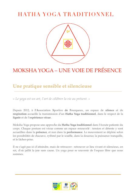 Hatha Yoga hebdomadaire - Inscription